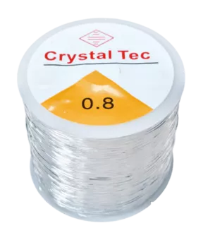 Filo elastico trasparente rotondo 0.80mm 100m