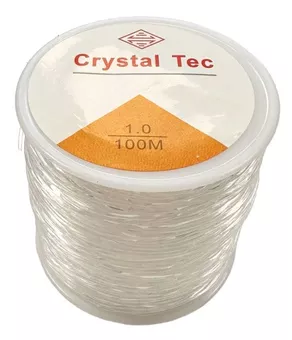 Filo elastico rotondo in cristallo da 1 mm 100 m