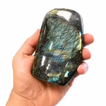 Blocco di labradorite lucidato da 0,650 kg