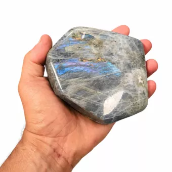 Blocco di labradorite lucidato da 0,770 kg