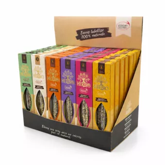 Supporto per incenso Ecocert Herbio Smudge, 36 pezzi