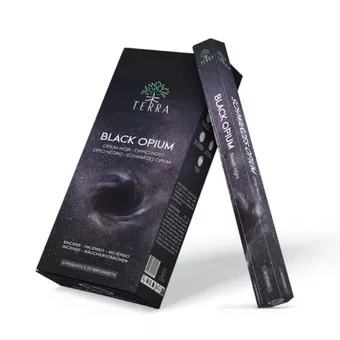 Incenso Terra Black Opium hexa senza carbone 30gr
