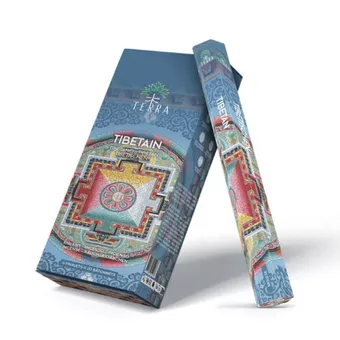 Incenso Hexa tibetano Terra senza carbone 30gr