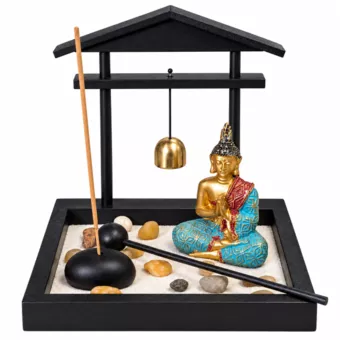 Giardino Zen con Buddha e Torii 15 cm