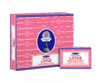 Coni di riflusso Satya Lotus 12 pezzi