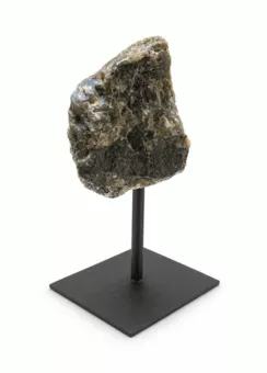 Labradorite A Grezza su Base in Metallo Nero 17-20 cm 500-700 g