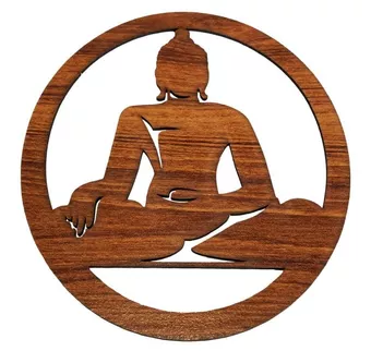 Pannello magnetico Buddha in legno da 18 cm per HMD999
