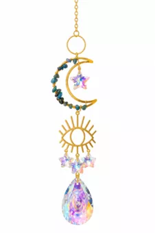 Acchiappasole Luna in Apatite Blu