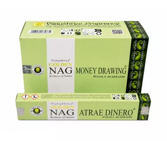 Incenso Vijayshree Golden Nag Money Drawing 15 g