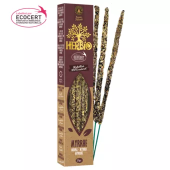 Incenso Smudge Ecocert Herbio Mirra 20g