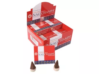 Incenso Vijayshree Golden Nag Champa in Coni