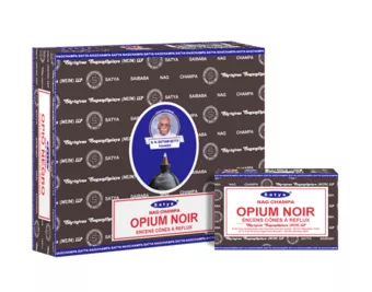 Coni di riflusso Satya Black Opium 12 pezzi