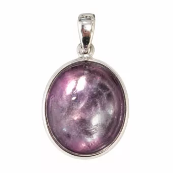 Ciondolo Argento 925 Lepidolite AAA 3,1 g