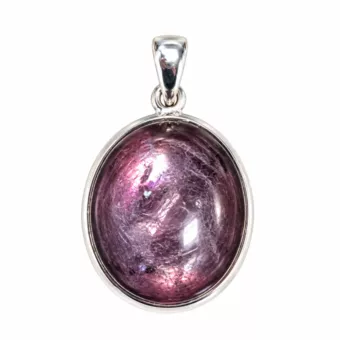 Ciondolo Argento 925 Lepidolite AAA 3,05 g