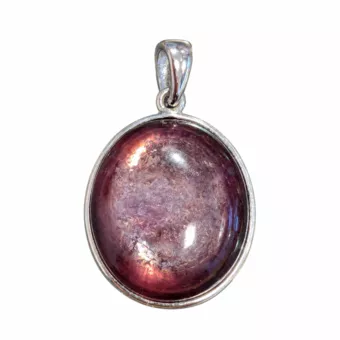 Ciondolo Argento 925 Lepidolite AAA 3,18 g