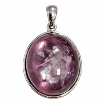 Ciondolo Argento 925 Lepidolite AAA 3,16 g