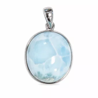 Ciondolo Argento 925 Larimar AA 2,67g