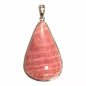 Ciondolo in rodocrosite in argento sterling 925, argento AAA, 1 pezzo, 5,34 g