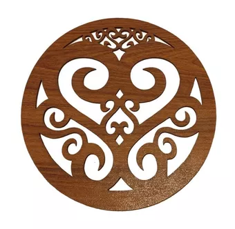 Pannello magnetico in legno con decoro barocco da 18 cm per HMD999
