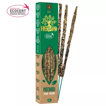 Incenso Smudge Ecocert Herbio Patchouli 20g