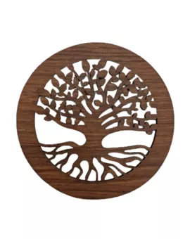 Pannello magnetico con radice dell'albero della vita da 9 cm per USB999