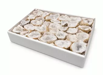 Espositore di Celestina A Pietre Grezze 3-7 cm 2,5-3 kg