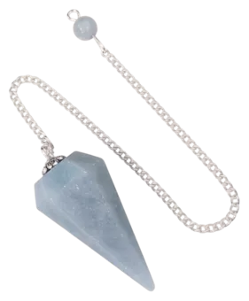 Pendolo Conico Angelite 6 facce