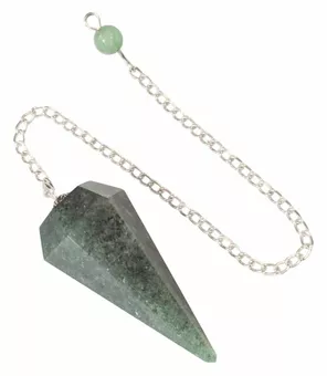 Pendolo conico di Aventurine Verde 6 facce
