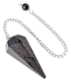 Pendolo conico in ematite a 6 facce