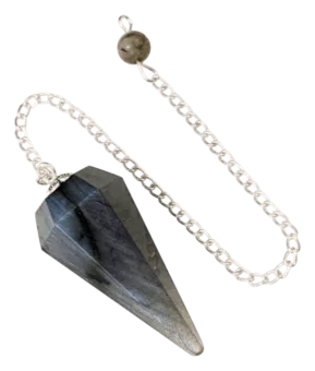 Pendolo conico di Labradorite 6 facce