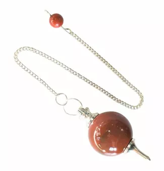 Pendolo sfera Diaspro Rosso 4cm