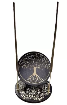 Portaincenso piatto albero della vita 10cm