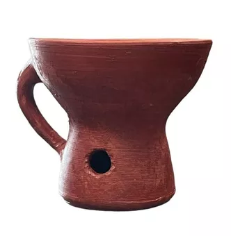 Portacarbone in terracotta