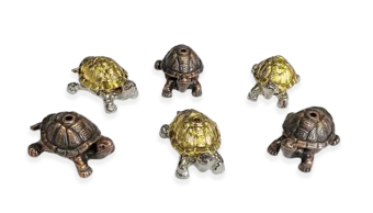 Portaincenso in metallo tartaruga X6