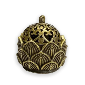 Portaincenso in metallo Lotus Ball 4 cm