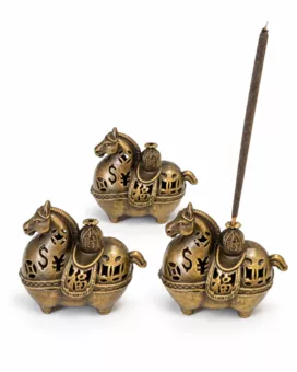 Portaincenso cavallo 5,3 cm – Confezione da 3