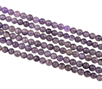 Filo di Perle Rotonde in Ametista AB 4mm