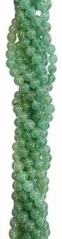 Filo di Perle Rotonde Avventurina Verde A 6 mm