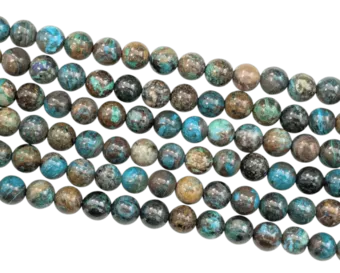 Perline di Chrysocollo dal Congo AA da 6mm su filo da 40cm