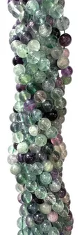 Filo di Perle Rotonde Fluorite A 4 mm