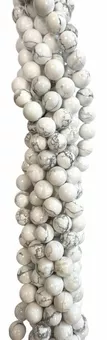 Filo di Perle Rotonde in Howlite A 8mm
