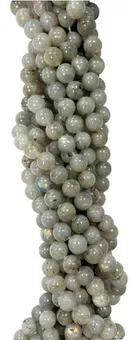 Filo di Perle Rotonde in Labradorite AB 10mm