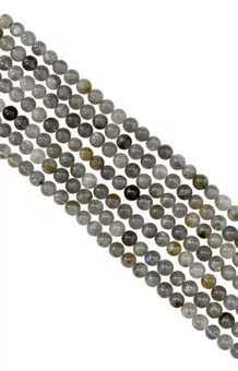 Filo di Perle Rotonde in Labradorite A 3-4mm