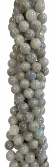 Filo di Perle Rotonde in Labradorite AB 6-7mm