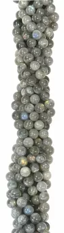 Filo di Perle Rotonde in Labradorite AA 7-8mm
