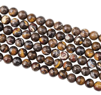 Perline Opal Boulder AA da 6-7 mm su filo da 40 cm