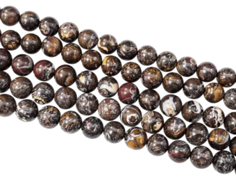 Perline Opal Boulder AA da 8-9 mm su filo da 40 cm