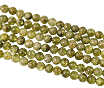 Filo di Perle Rotonde in Peridoto A 5-6mm
