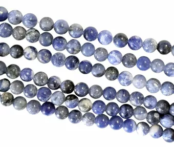 Perline di Sodalite A da 6mm su filo da 40cm