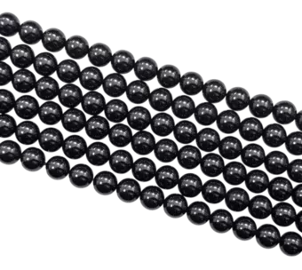 Perle di spinello A da 6.5 mm su filo da 40 cm